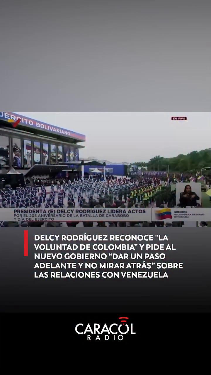 Venezuela felicita al gobierno electo de Colombia y llama a la diplomacia de paz