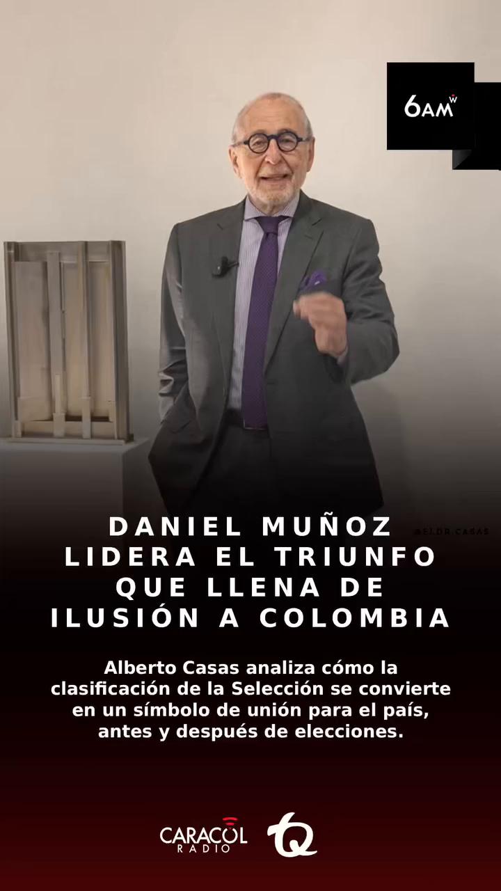 Daniel Muñoz clasifica a Colombia al Mundial y une al país tras las elecciones