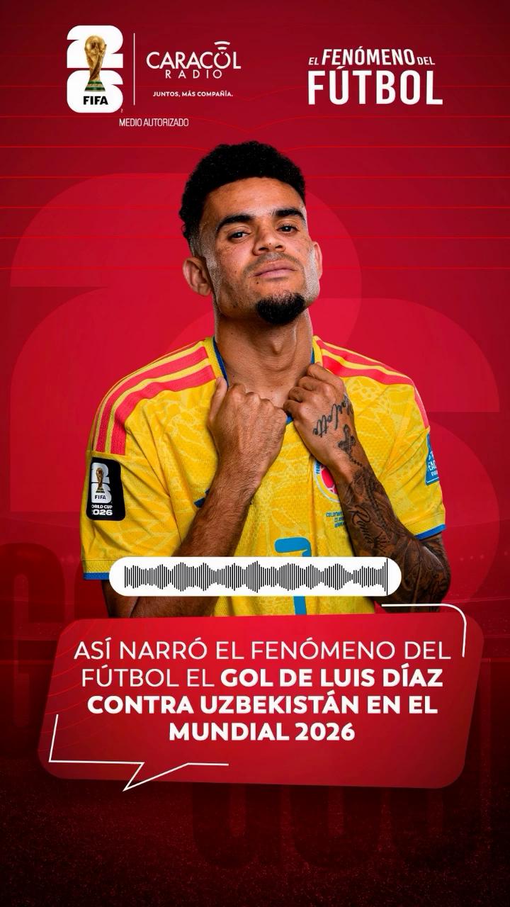 Lucho Díez Marulanda marca el segundo gol y Colombia celebra con fuerza