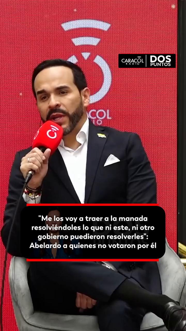 De la Espriella promete gobernar para todos los colombianos sin ideología