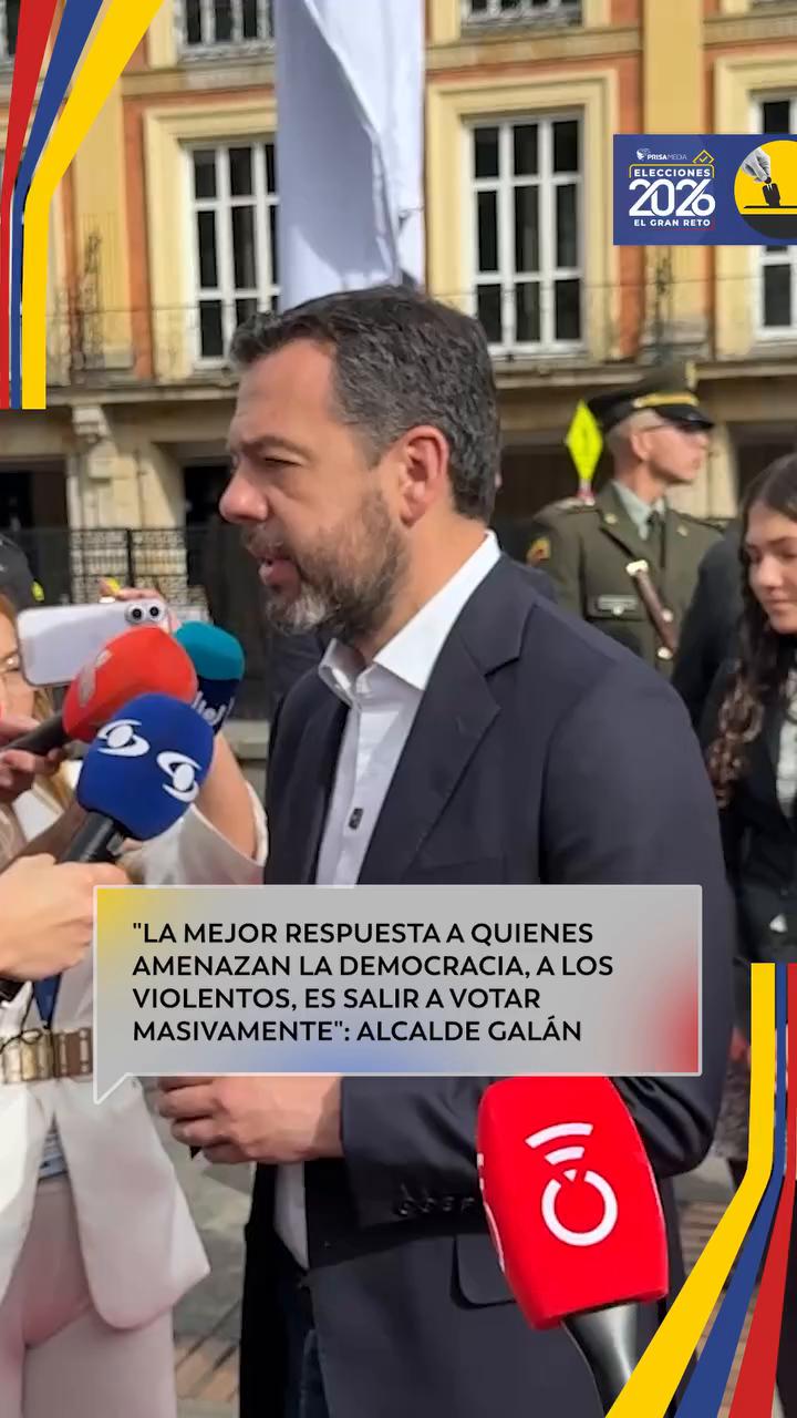 Alcalde de Bogotá despliega 21 mil efectivos para blindar las elecciones