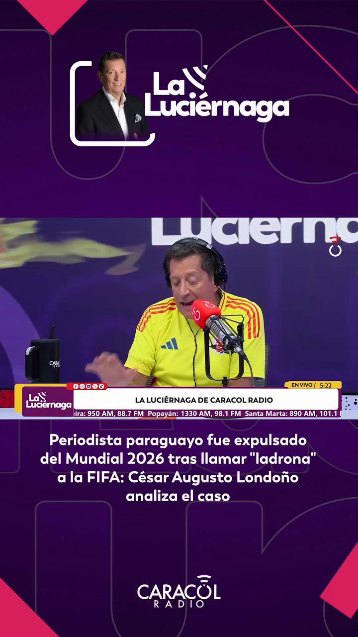 Jorge El Chipivera acusa a la FIFA de robarse el fútbol durante el Mundial