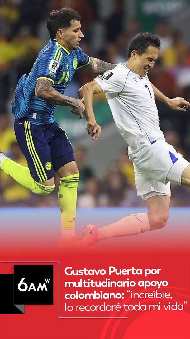 Gustavo debuta como titular y celebra victoria con Colombia en el Mundial 2026
