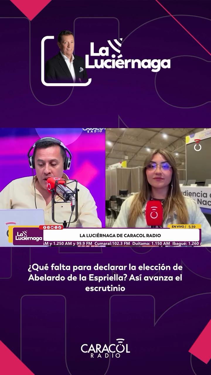 Consejo Nacional Electoral aplaza declaratoria de Abelardo de la Espriella hasta mañana