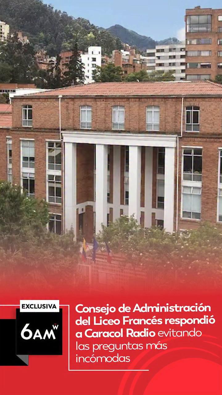 Consejo del Liceo Francés responde a Caracol: sin denuncias contra el rector