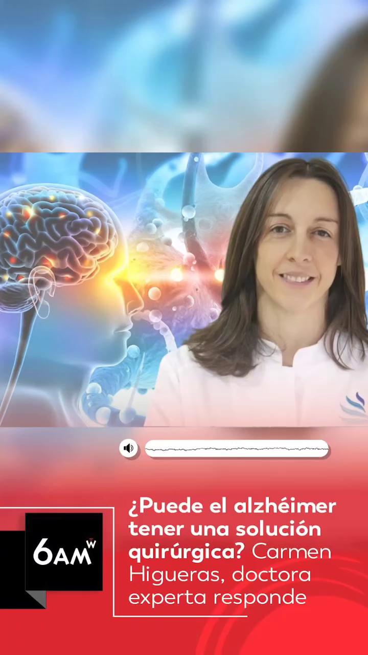 Cirugía experimental en Barcelona podría limpiar las proteínas del Alzheimer