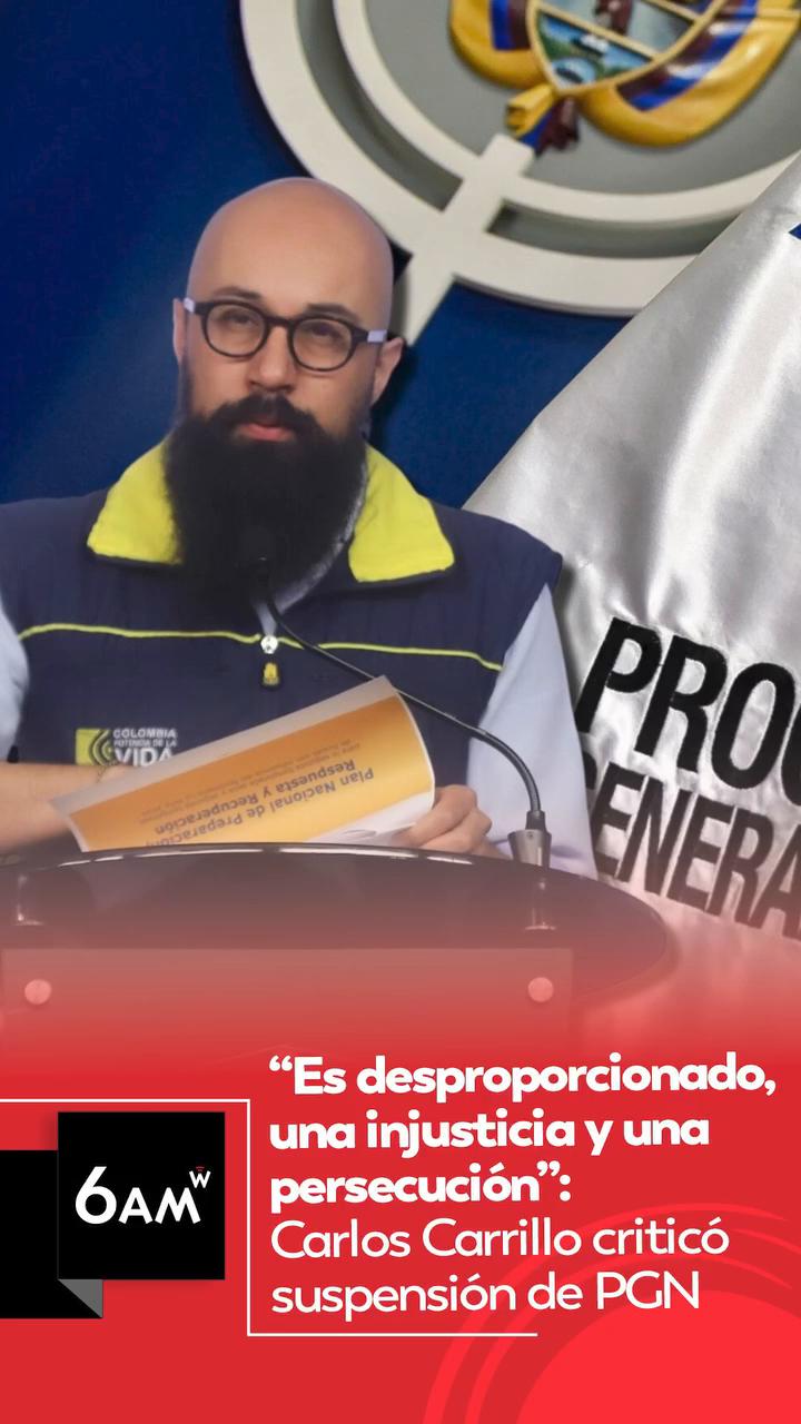 Procuraduría me sanciona por defender al presidente, afirma director de UNGRD