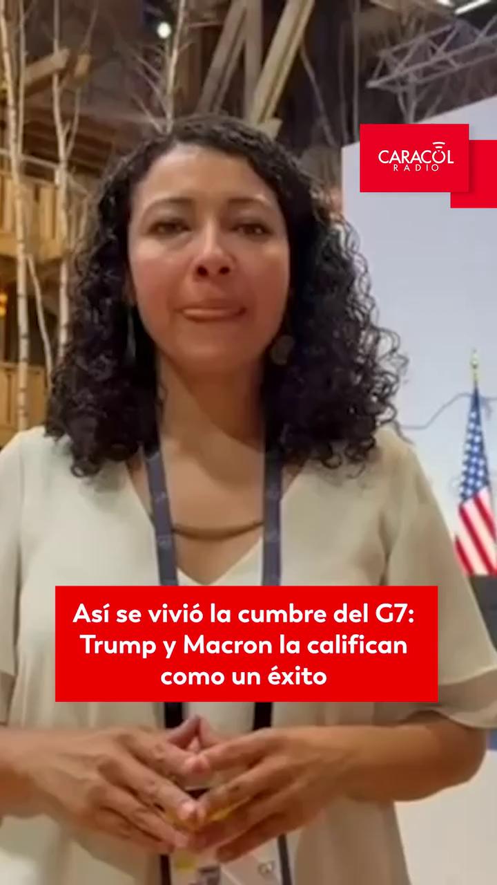 Macron y Trump destacan éxito de cumbre G7 con acuerdo de paz Irán-EEUU
