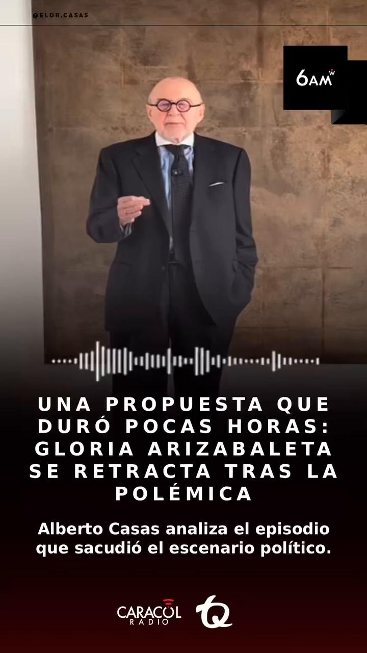 Gloria Arizabaleta se retracta tras pedir suspender al presidente
