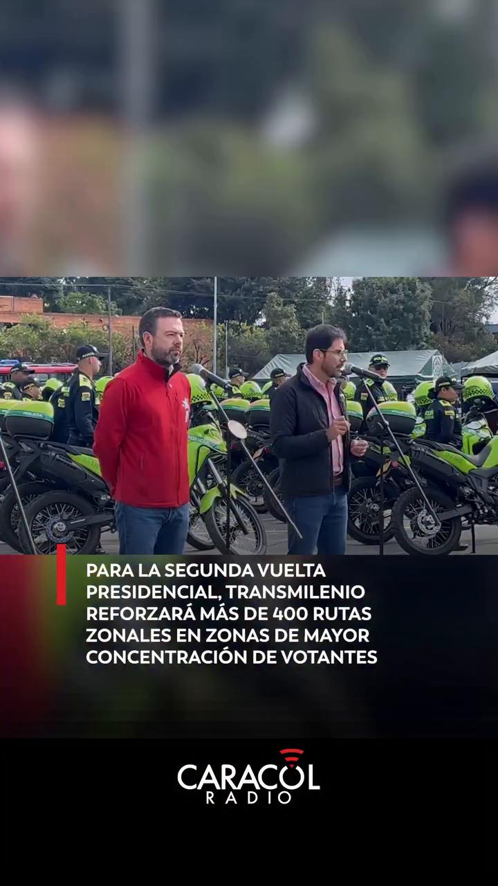 TransMilenio refuerza más de 400 servicios para que los bogotanos voten