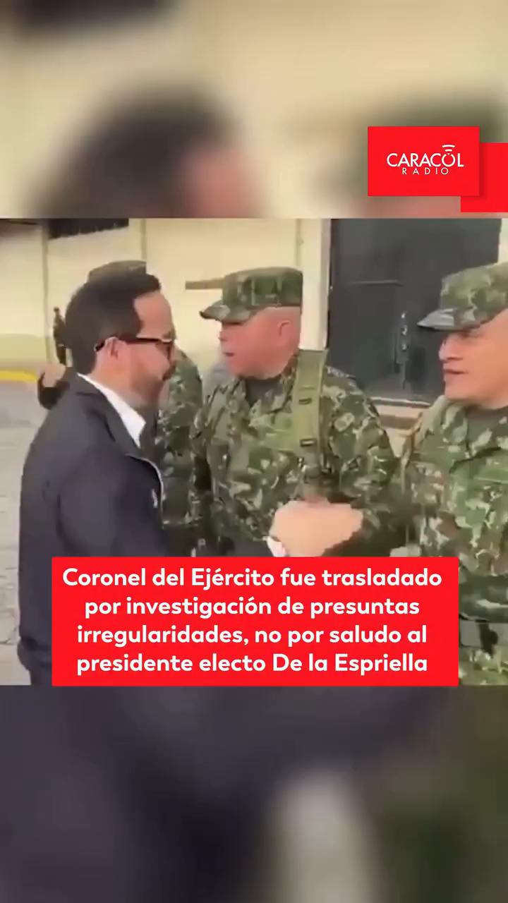 Documentos revelan que traslado del coronel Maldonado se ordenó antes del saludo al presidente
