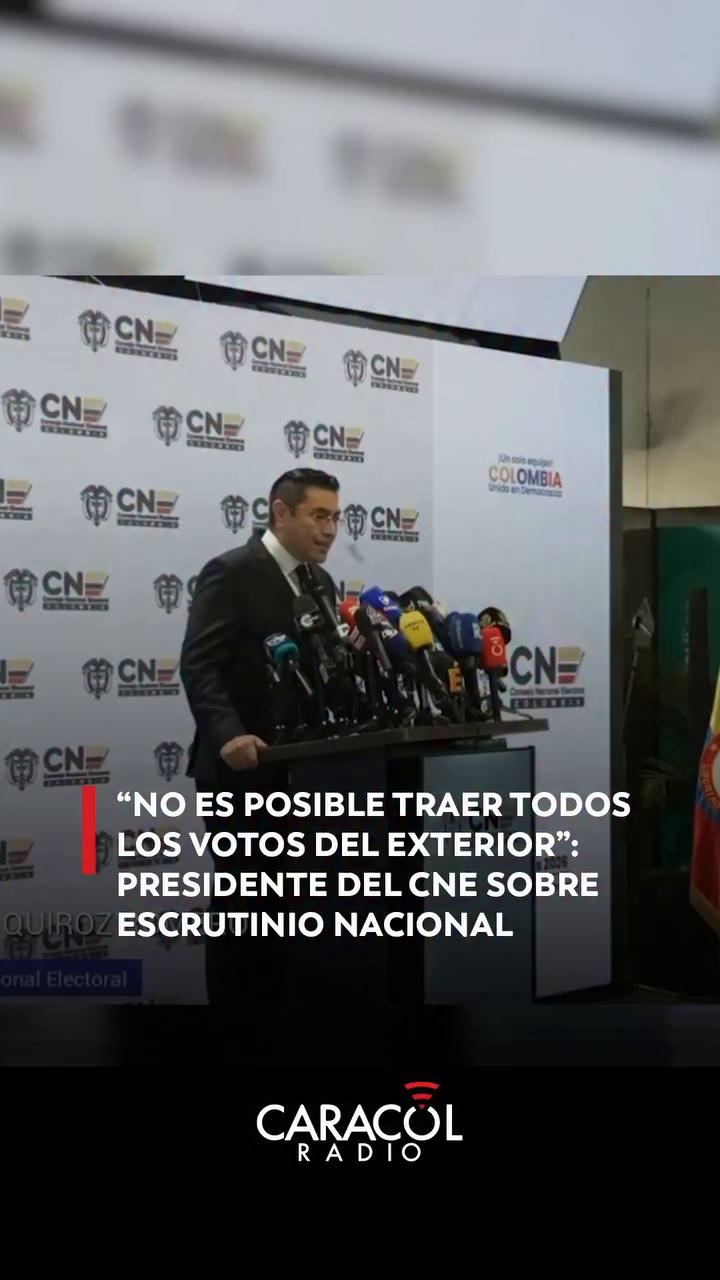 La Constitución impide traer votos del exterior antes de la posesión presidencial