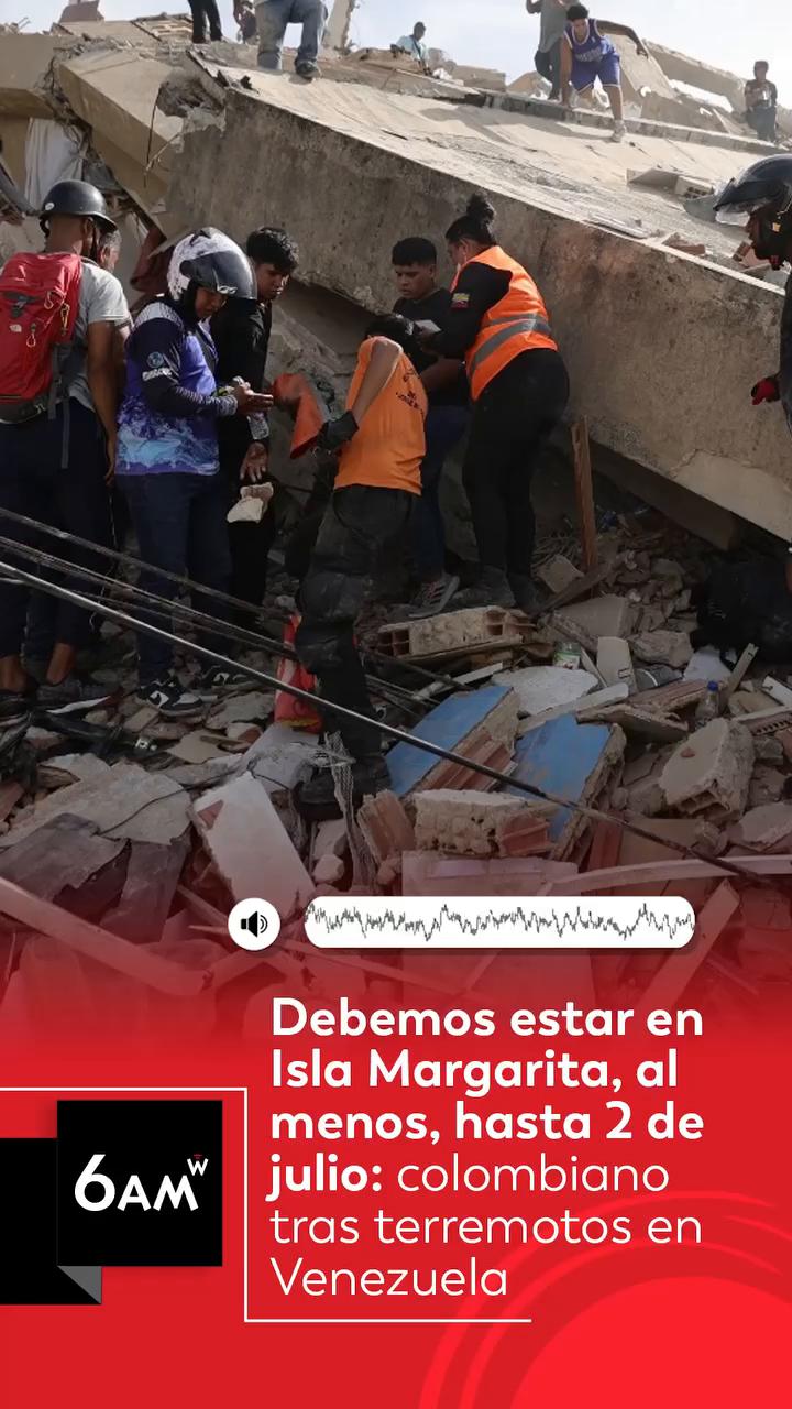 Iván López relata el leve sismo en Margarita tras los terremotos en Venezuela
