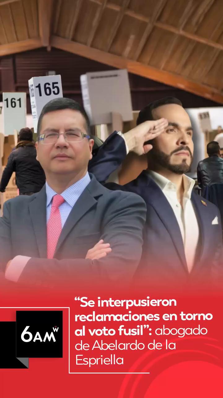 Abogado de Abelardo de la Espriella espera resultados finales del escrutinio esta noche
