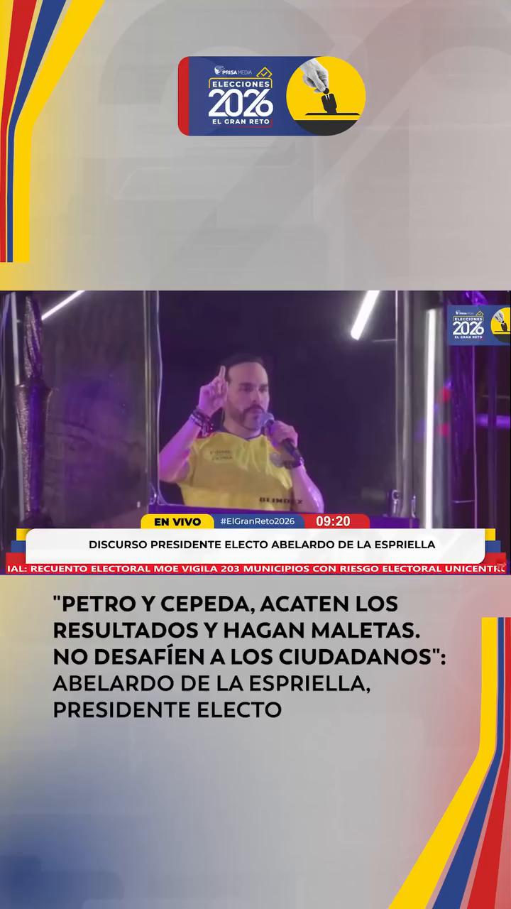 Gavir exige a Petro y Cepeda respetar el veredicto de las urnas
