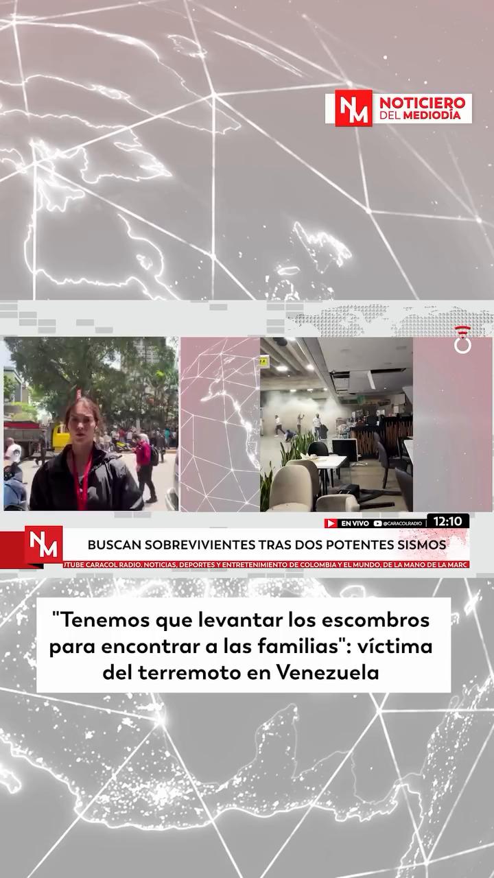 Terremoto en Caracas: familia de periodista relata cómo escapó del colapso