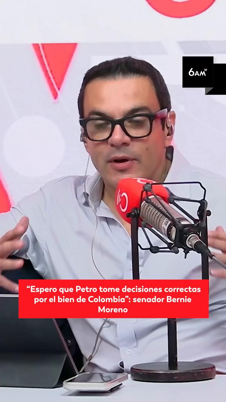 #6AMW | En entrevista con 6AM W, el senador republicano y observador internacional, Bernie Moreno (@senatorberniemoreno), se refirió a las dudas sembradas por el presidente Gustavo Petro frente al sistema electoral colombiano. Aseguró que las autoridades electorales del país gozan de confianza internacional.