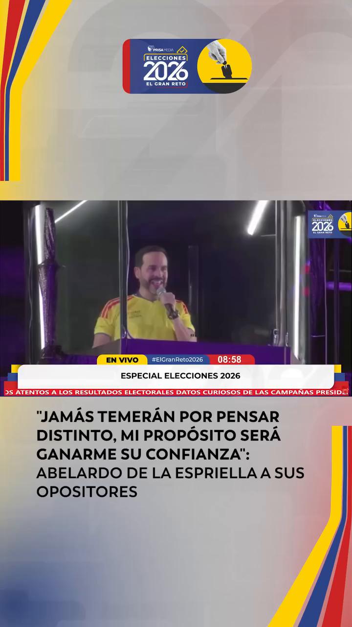 Esta también es su victoria: el llamado a la reconciliación del nuevo gobierno