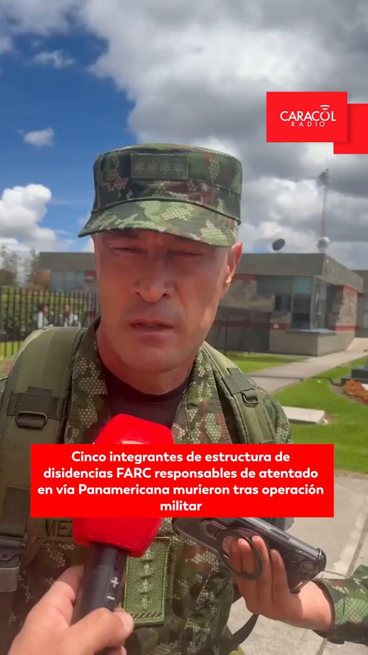 Ejército neutraliza cinco terroristas de la estructura Jaime Martínez en El Tambo