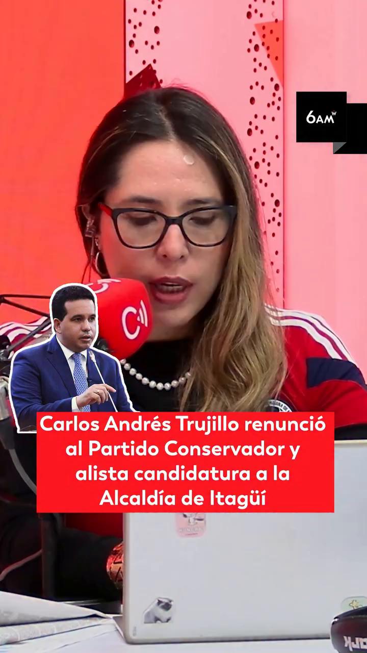 Senador Carlos Andrés Trujillo renuncia al Partido Conservador Colombiano por nuevos proyectos