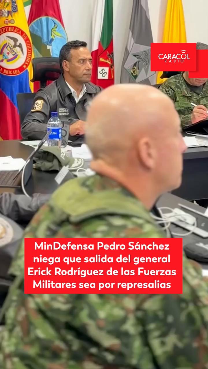 Ministro de Defensa niega represalias tras retiro del general Erick Rodríguez