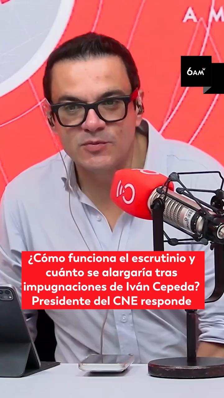 #6AMW | En los micrófonos de 6AM W de Caracol Radio, el presidente del Consejo Nacional Electoral (CNE), Cristian Quiroz, se refirió a la segunda vuelta presidencial en Colombia y destacó que el proceso de conteo se desarrolla con transparencia y rapidez, pues ya hay más del 99% de las mesas escrutadas.