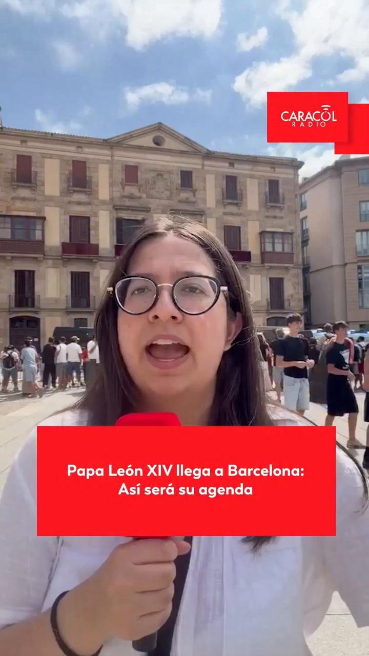 El Papa León XIV llega a Barcelona y preside misa en la Catedral