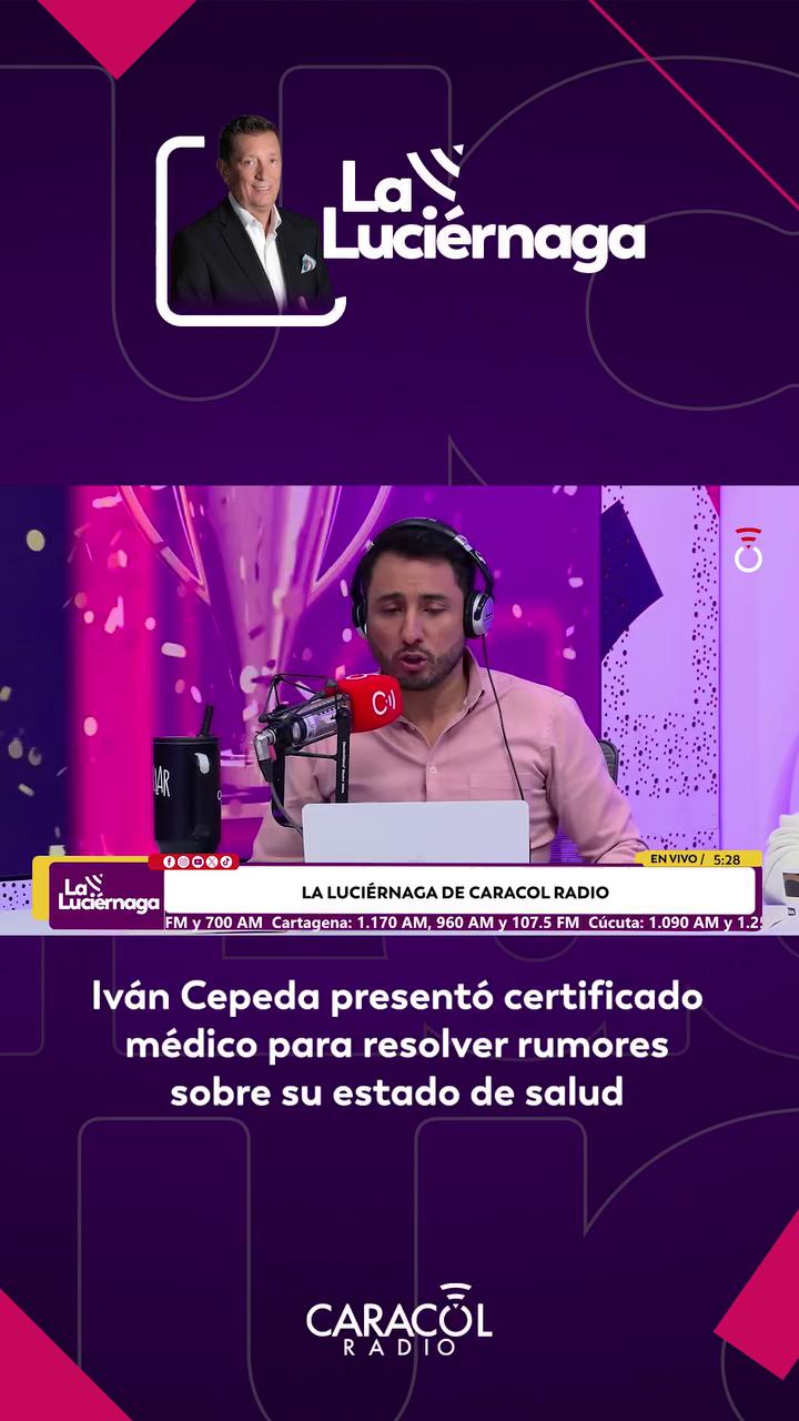 Iván Cepeda presenta certificado médico que avala su estado de salud