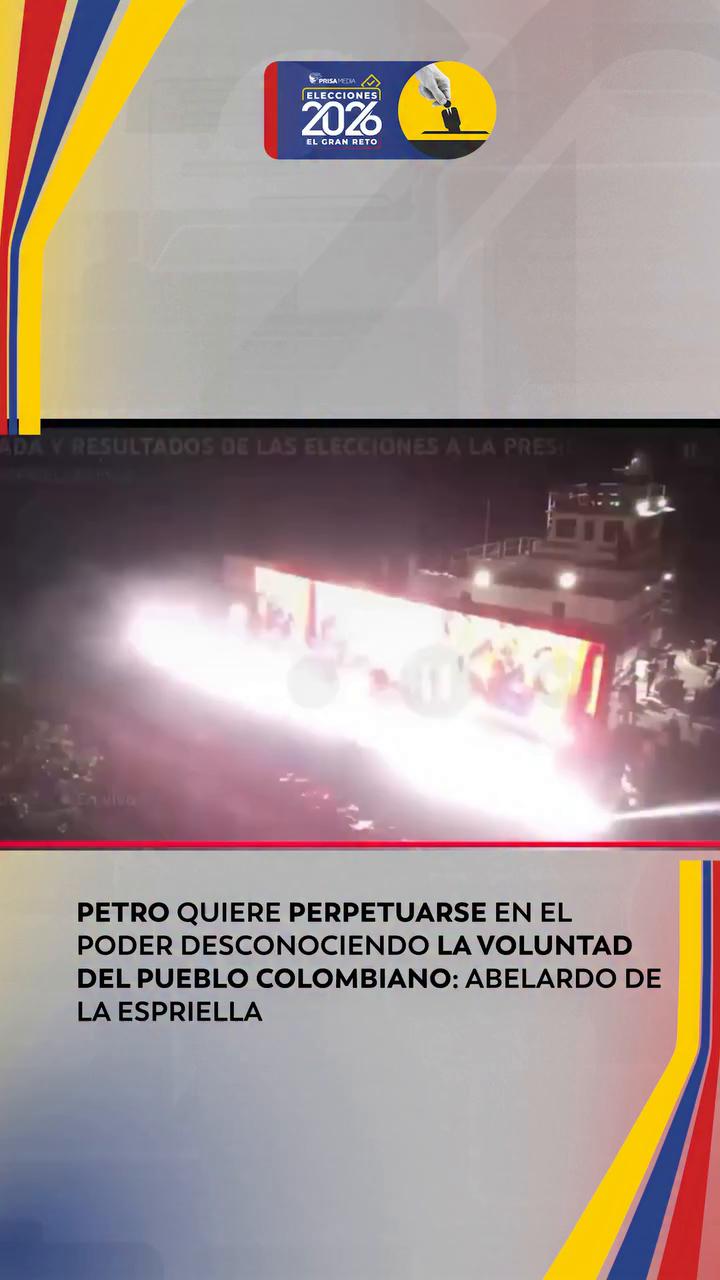 Petro busca perpetuarse en el poder desconociendo la voluntad del pueblo colombiano