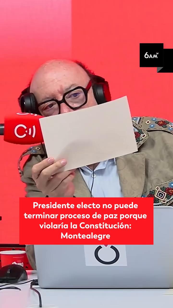 Montealegre advierte que el ultimátum del presidente electo viola la Constitución