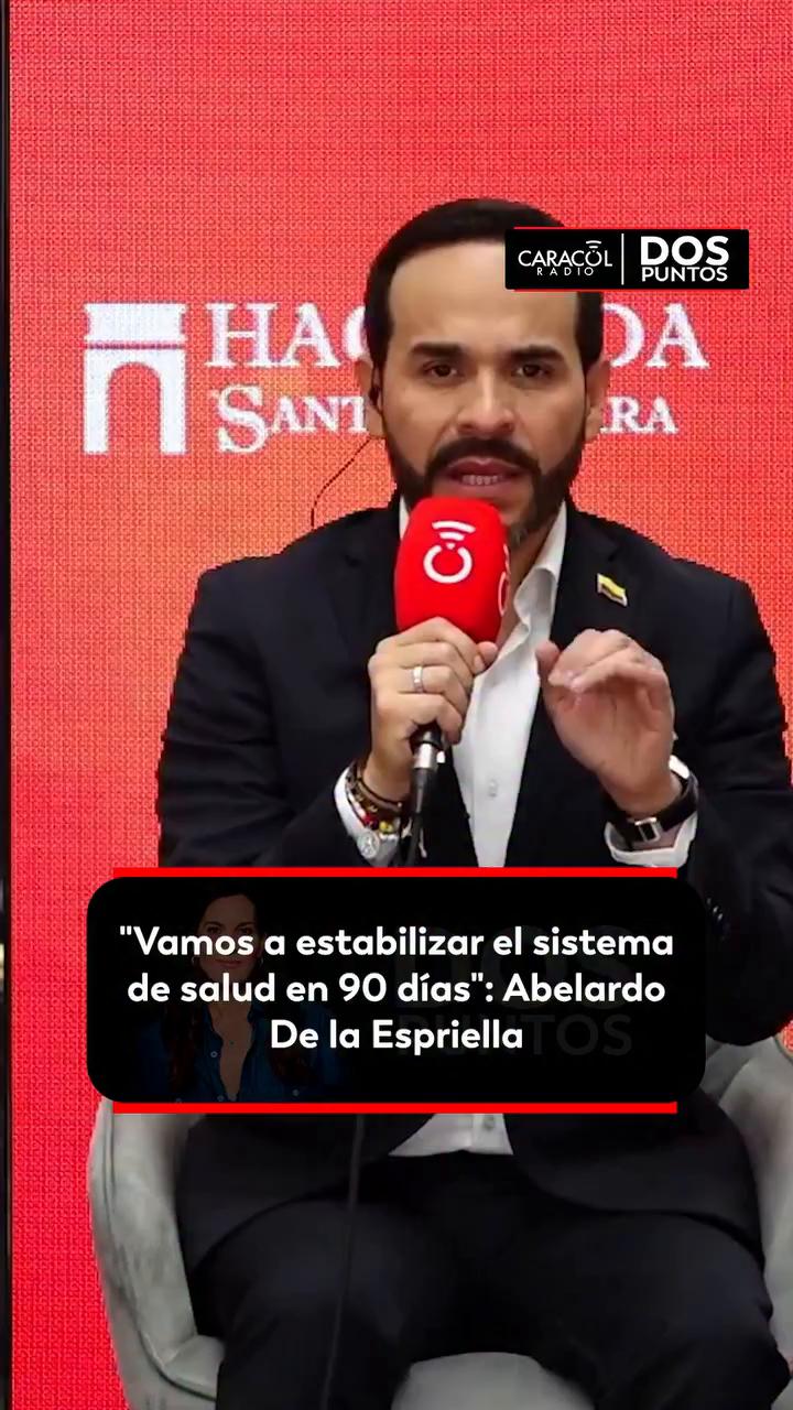 Estabilizaremos el sistema de salud en 90 días con 10 billones de pesos