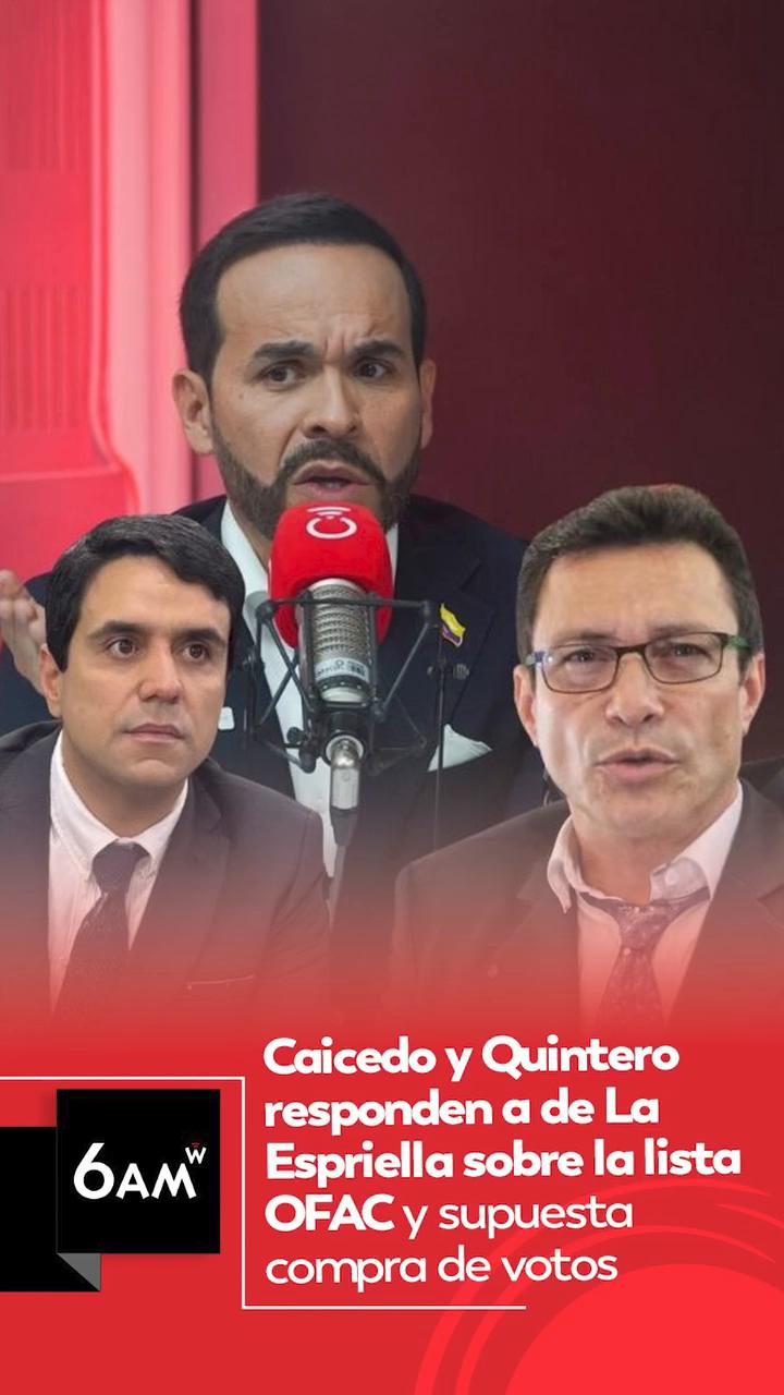 Caicedo rechaza acusaciones de De la Espriella: 'Son calumniosas y sin pruebas'