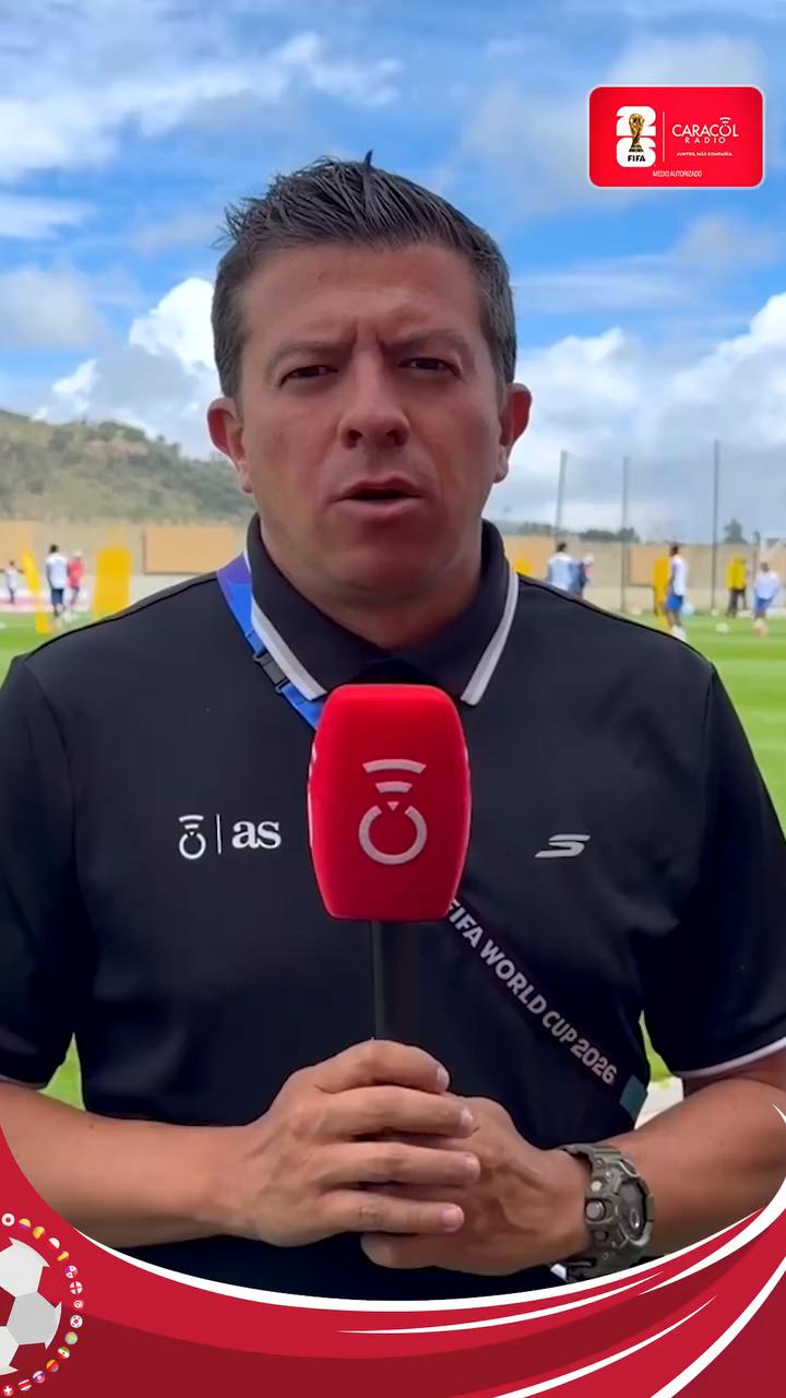 Selección Colombia entrena con juveniles del Atlas antes de volar a México