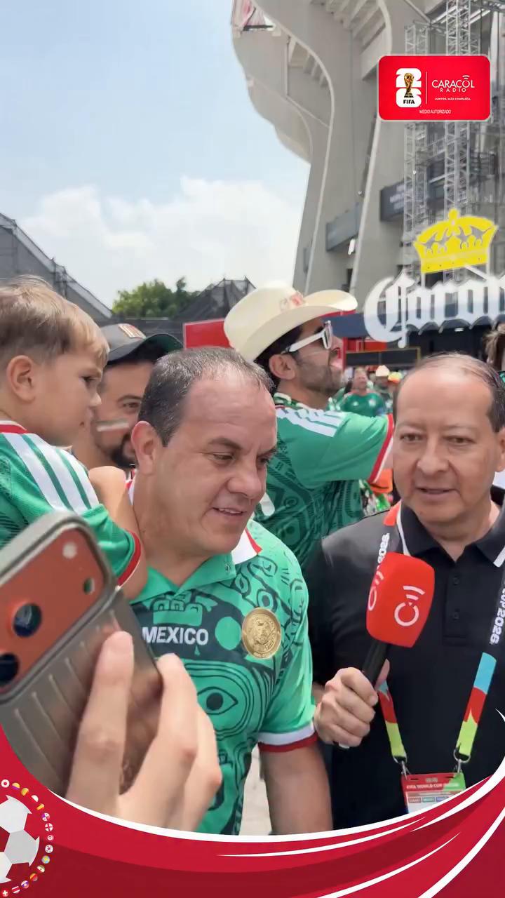 Cuauhtémoc Blanco saluda a Colombia y vaticina victoria de México en el Mundial