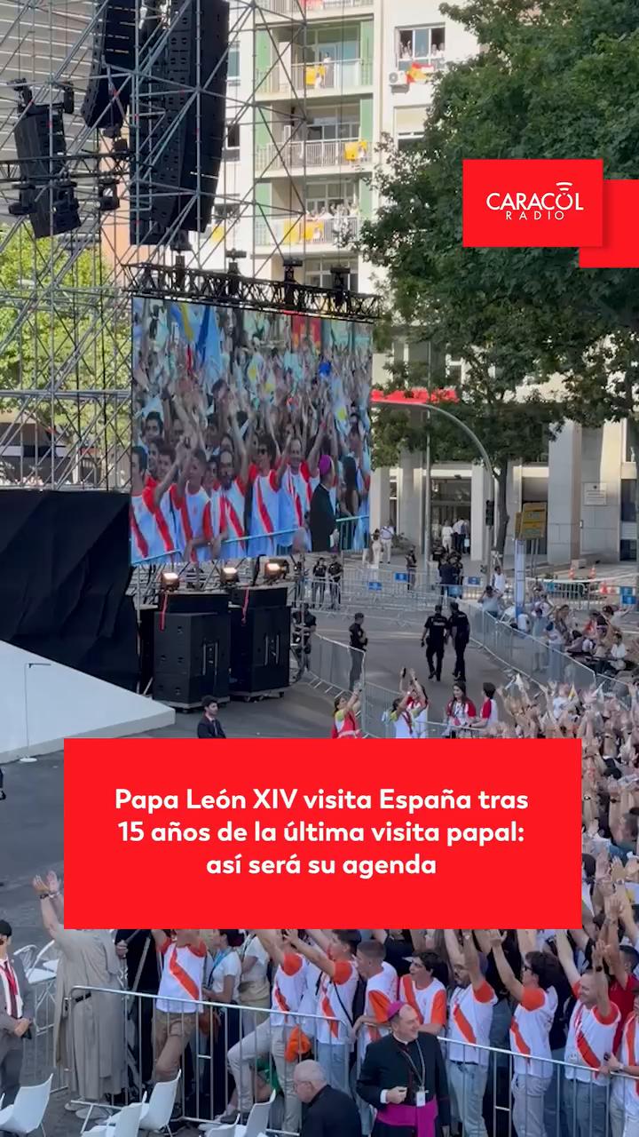 El Papa León XIV inicia su visita a España con una vigilia juvenil en Madrid