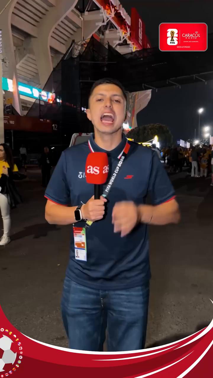 El Azteca se tiñe de amarillo: mexicanos apoyan a Colombia en el Mundial