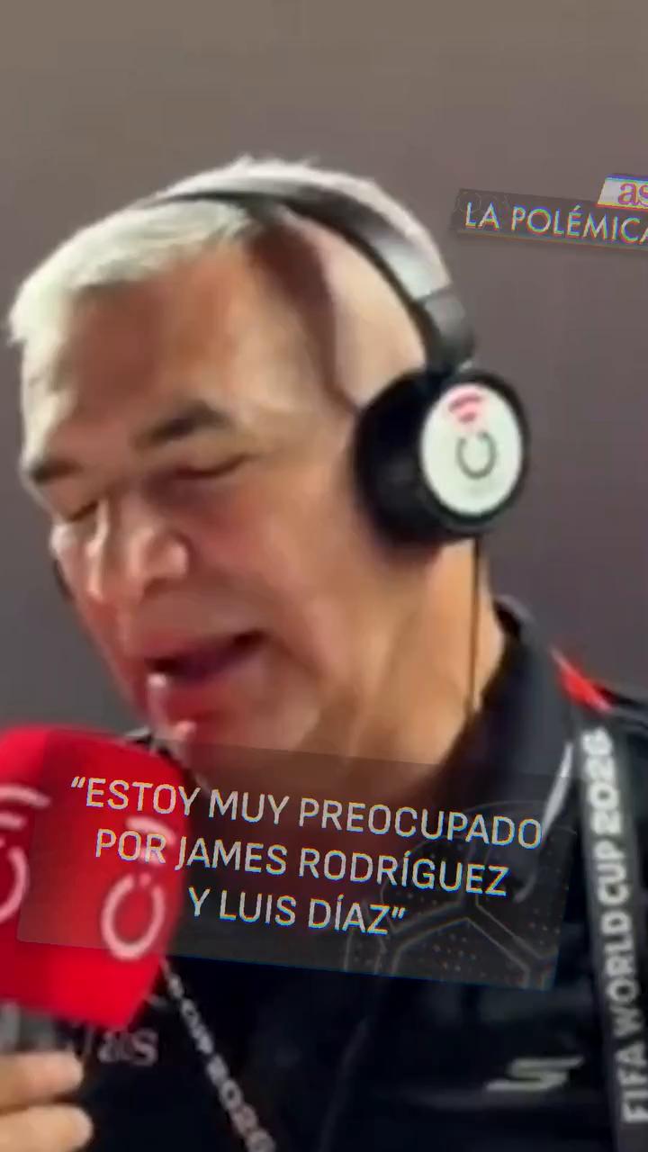 James Rodríguez preocupa por fallos en pases y Lucho Díaz reconoce errores en el Mundial