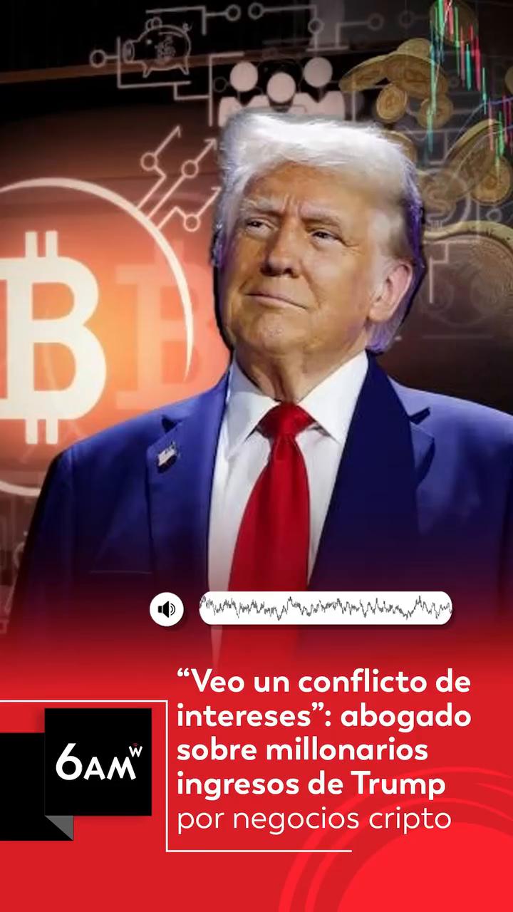 Trump gana mil millones en criptomonedas y genera conflictos de interés sin precedentes