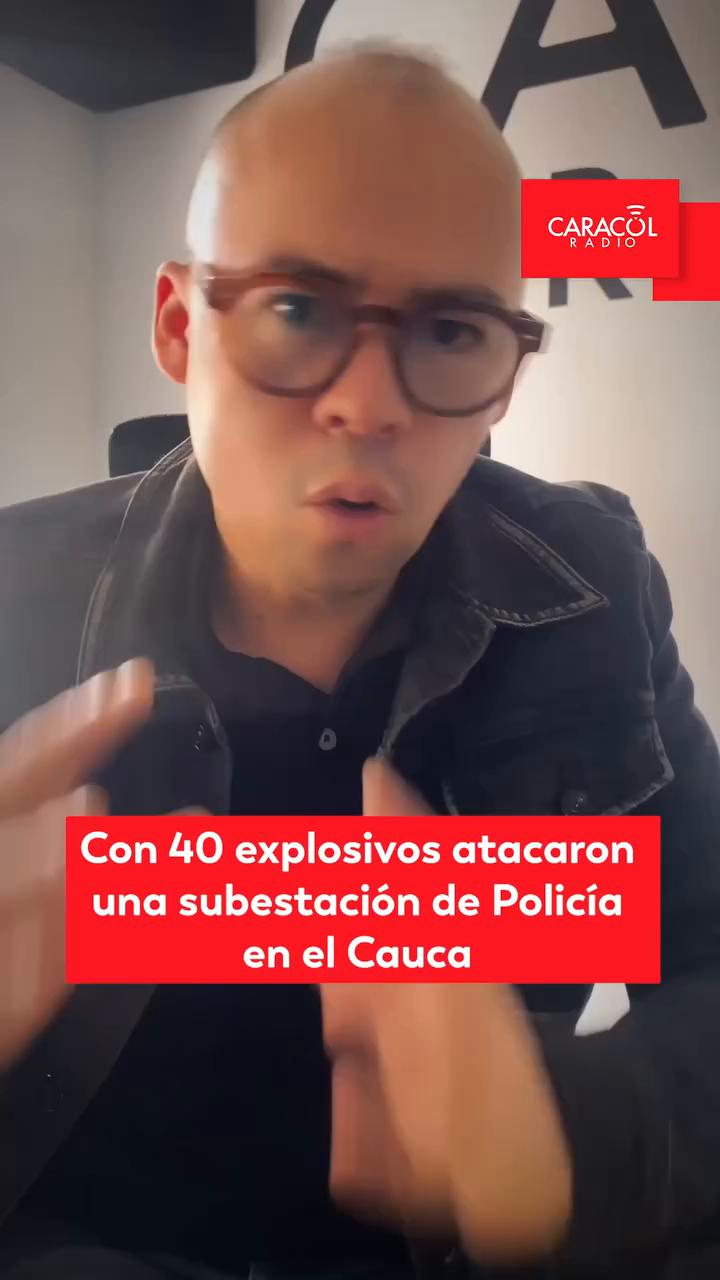 Disidencias atacan subestación policial en el Cauca con 40 drones explosivos