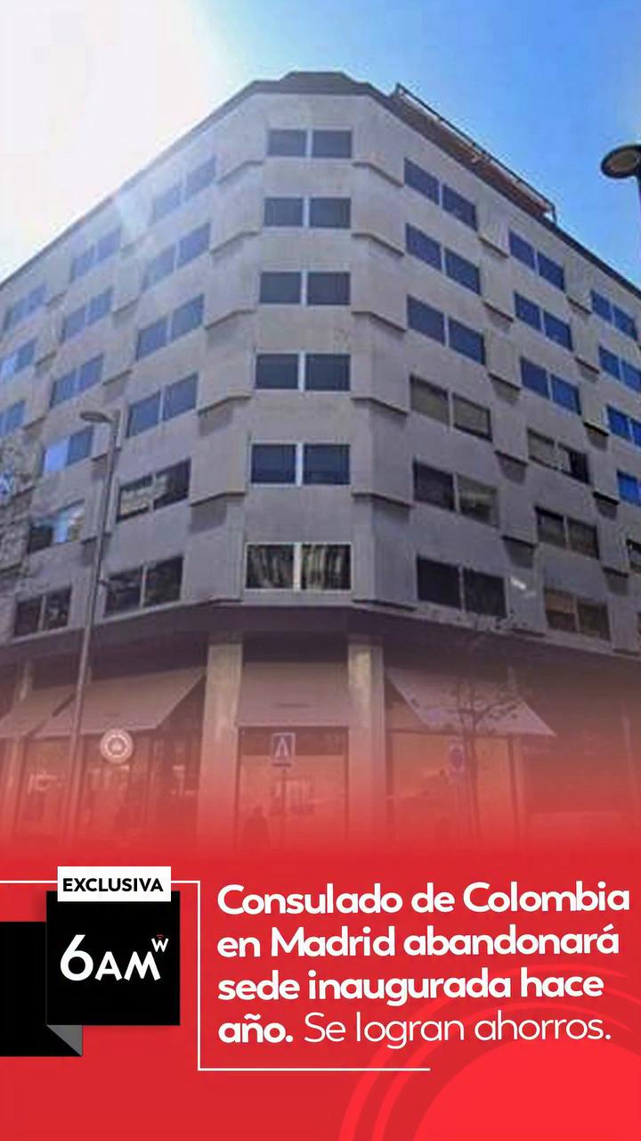 #Exclusiva | El Consulado General Central de Colombia en Madrid se muda otra vez.