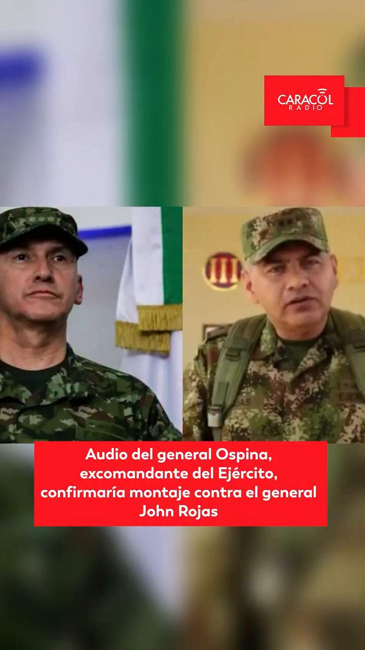 Audios revelan presiones internas y orden de Velásquez para sacar al general Rojas