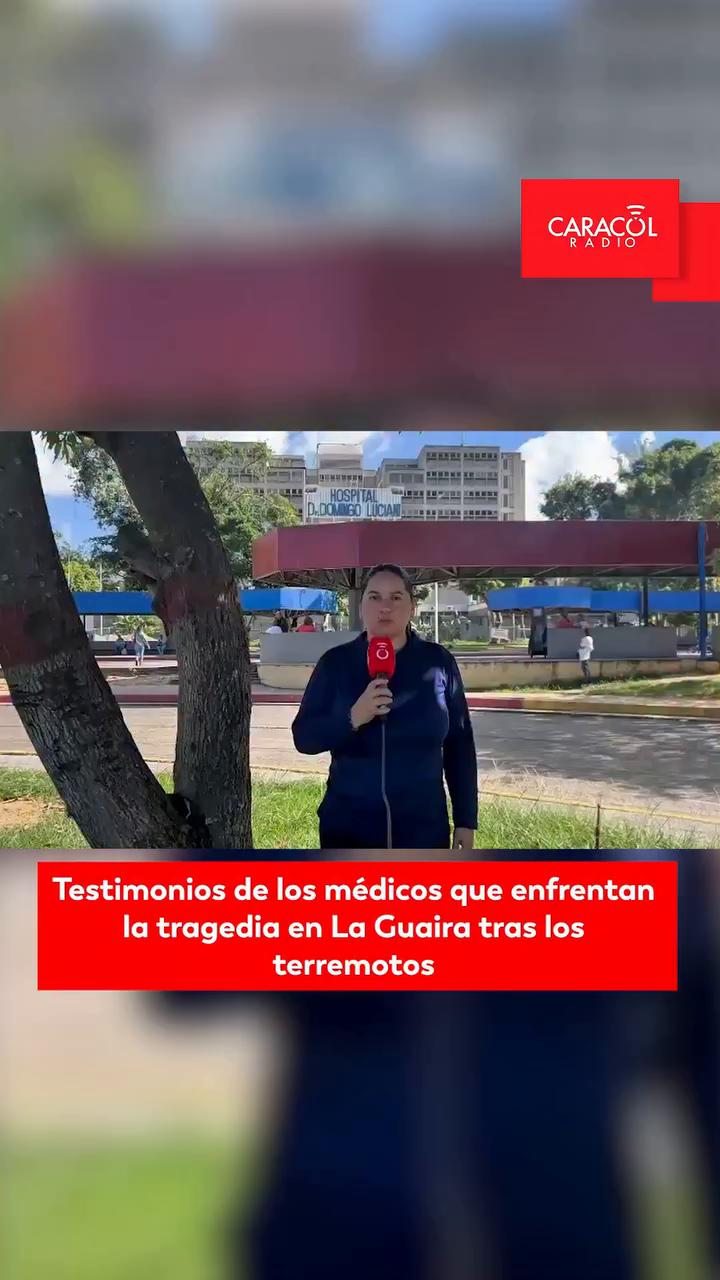 Hospital Domingo Luciani atiende a 300 pacientes tras terremotos en Venezuela