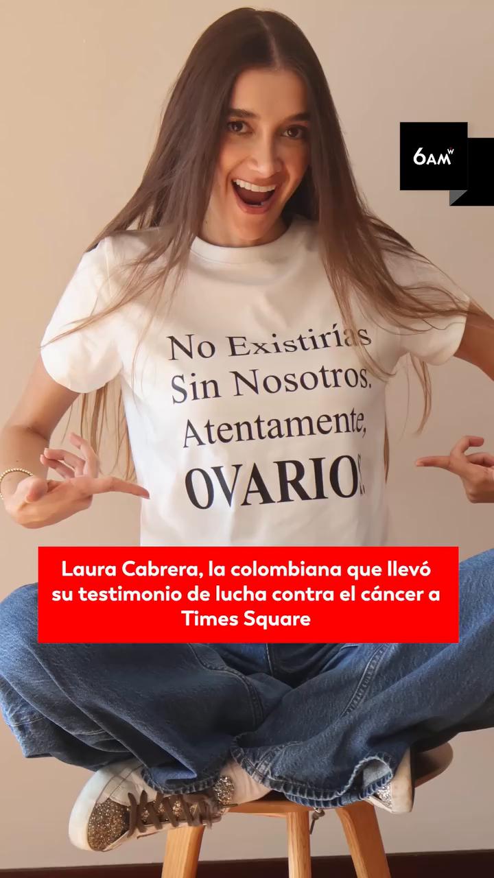 Abogada convierte su cáncer de ovario en campaña que llega a Times Square