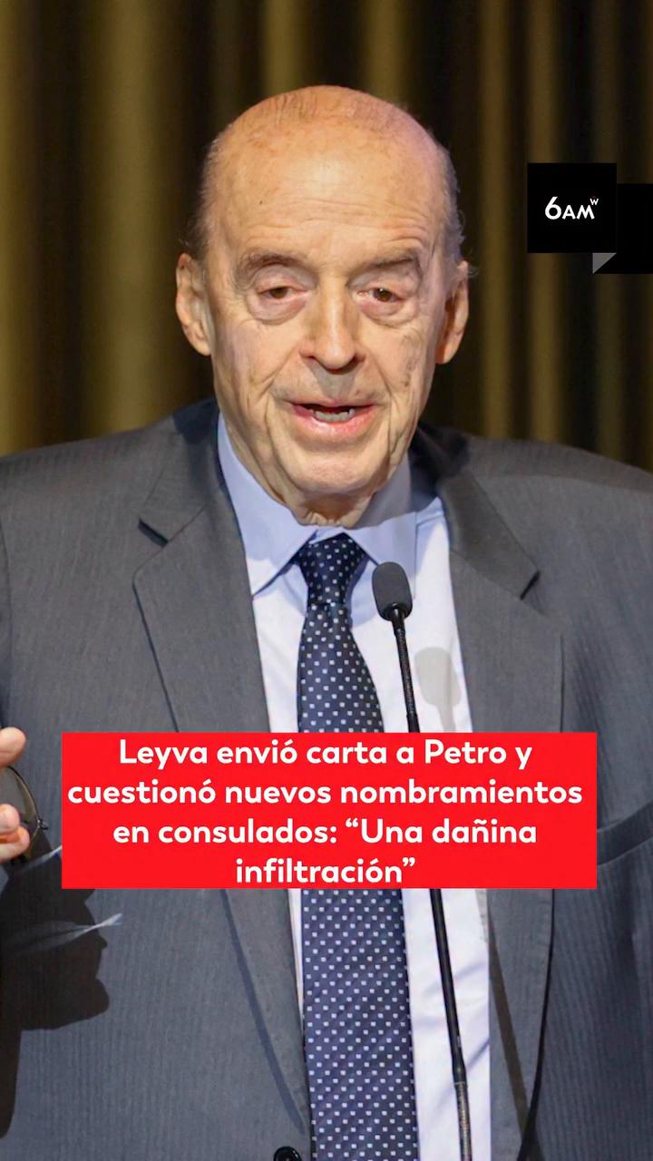 Álvaro Leiva cuestiona en carta de tres páginas los nombramientos diplomáticos de Petro