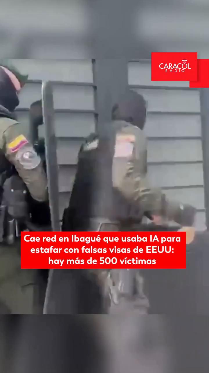 Policía captura en Ibagué a red que usaba IA para estafar con visas falsas
