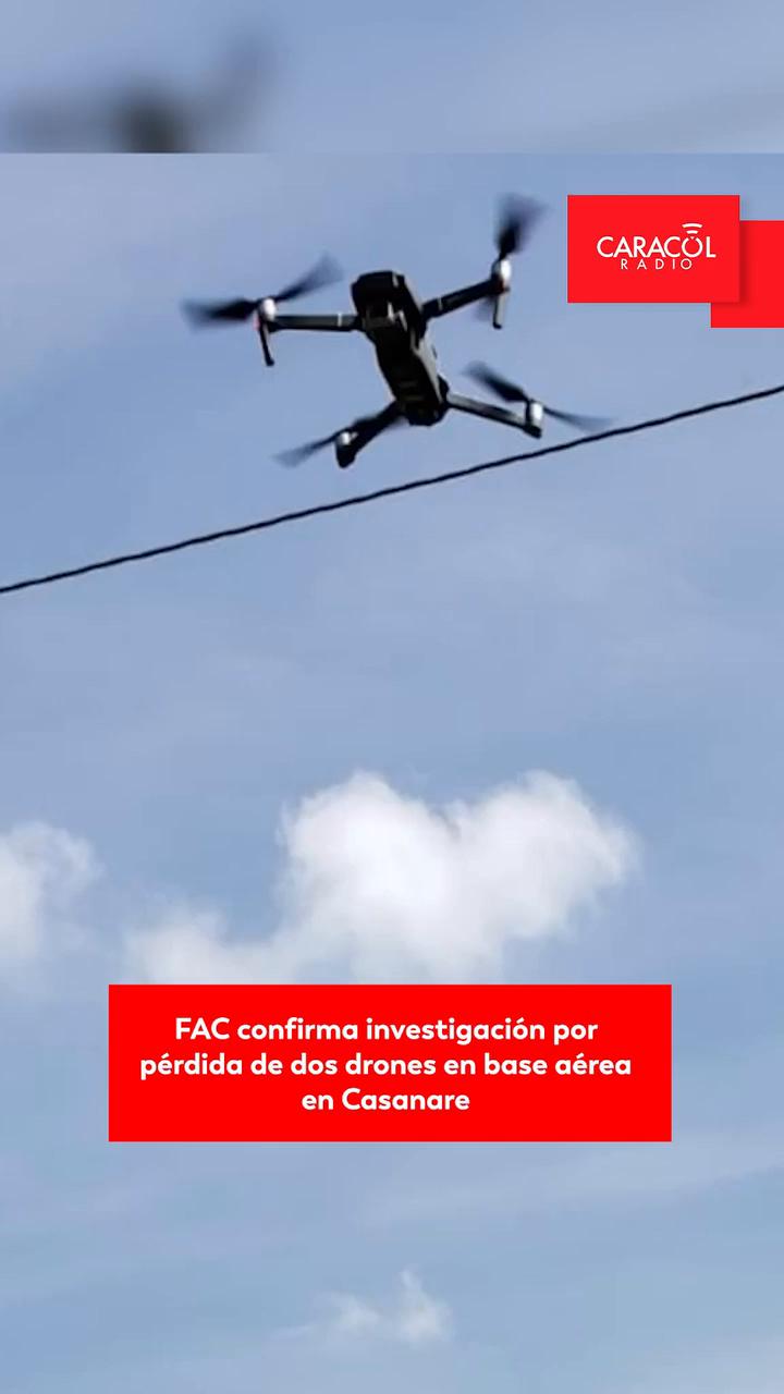 Fuerza Aeroespacial Colombiana investiga robo de dos drones en Yopal