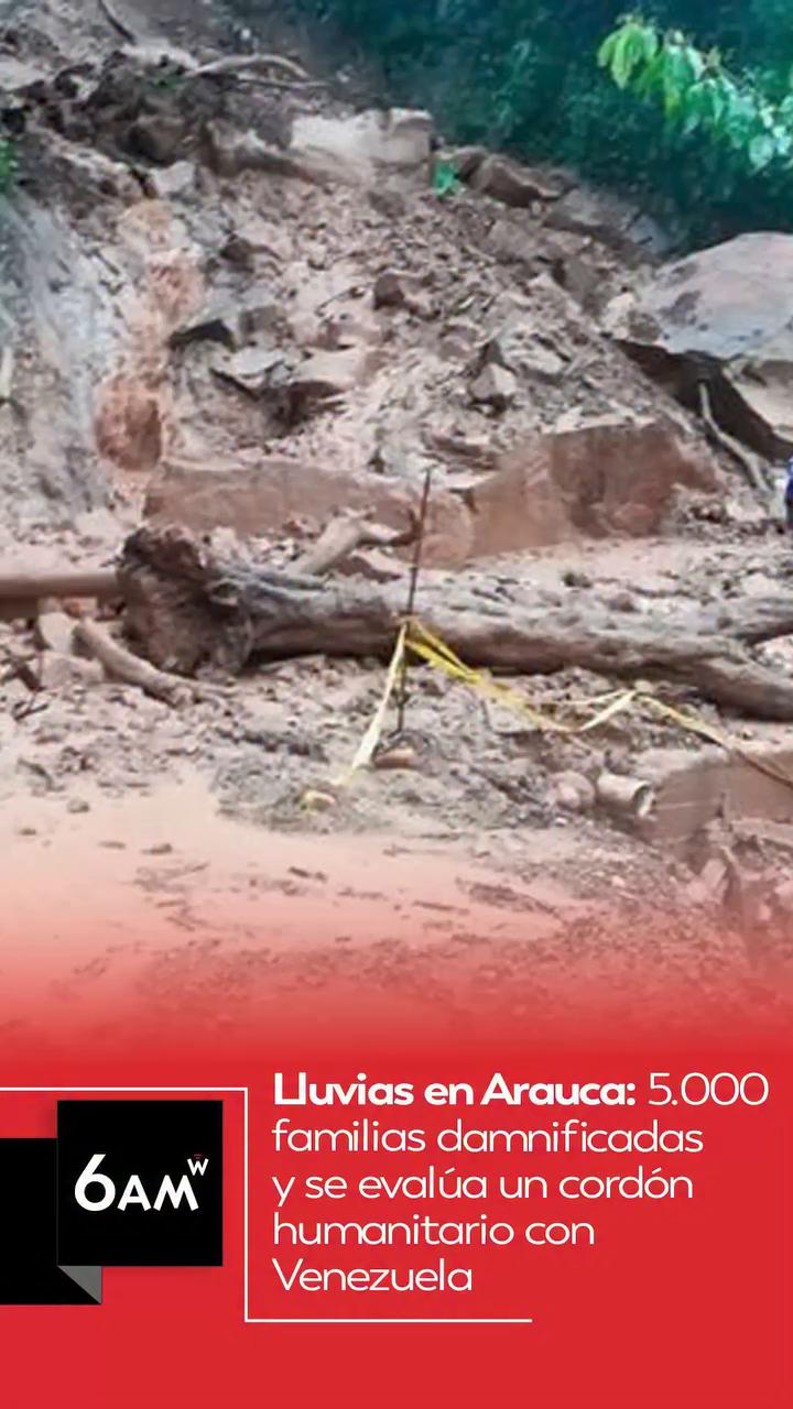 #6AMW | En entrevista con 6AM W de Caracol Radio, el gobernador de Arauca, Renson Martínez, describió el panorama como una crisis que se había visto en los últimos 60 años, la cual mantiene bloqueadas las rutas hacia Norte de Santander, Santander, Casanare y la ciudad de Bogotá.