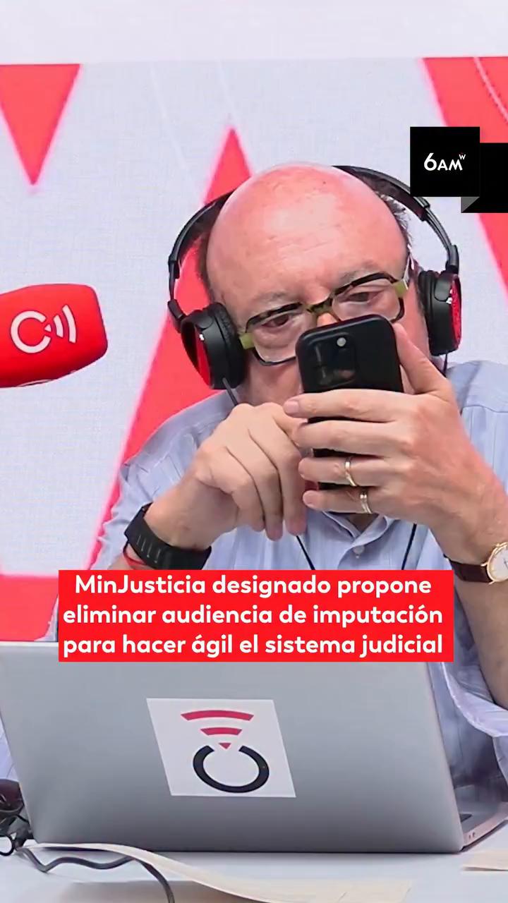 Cancino propone eliminar la imputación de cargos para agilizar la justicia