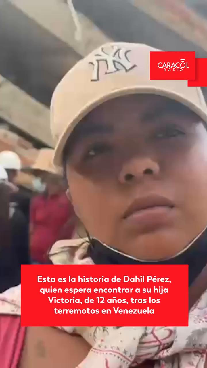 Madre busca a su hija de 12 años tras derrumbe: 'No me voy hasta la última piedra'