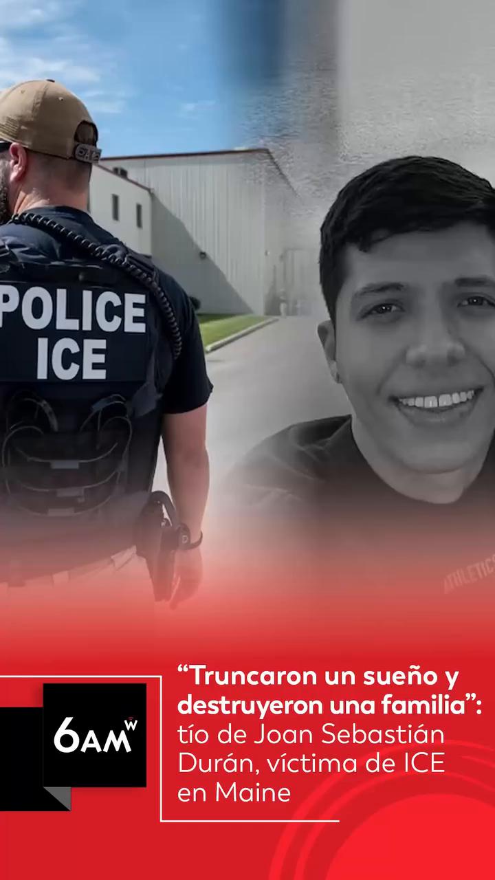 Muerte de migrante colombiano en Maine: familia exige justicia tras persecución de ICE